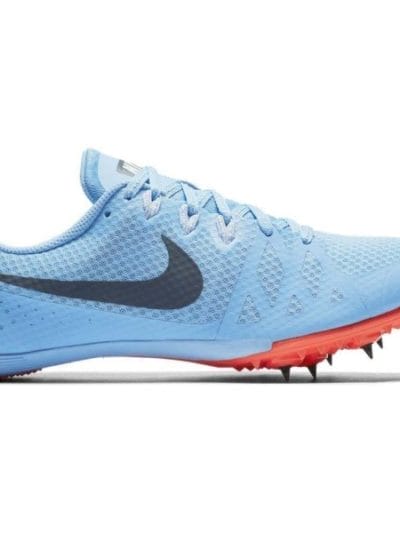 Fitness Mania - Nike Zoom Rival M 8 - Unisex Track Running Spikes - Football Blue/Ice Blue/Bright Crimson