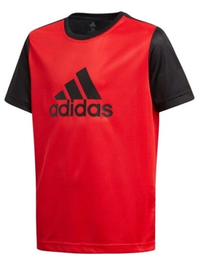 Fitness Mania - Adidas Gear Up Kids Boys Training T-Shirt - Red/Black