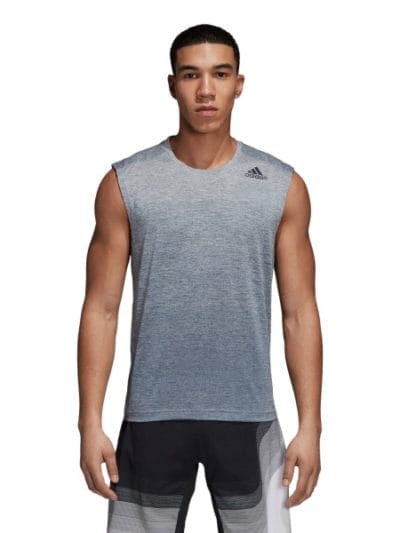 Fitness Mania - Adidas Gradient Melange Mens Training Tank - Grey/Raw Steel