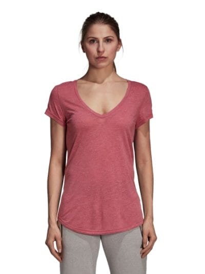 Fitness Mania - Adidas ID Winners Womens Casual T-Shirt - Trace Maroon