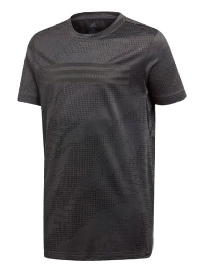 Fitness Mania - Adidas Kids Boys Training Brand T-Shirt - Carbon/Black
