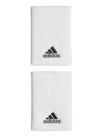 Fitness Mania - Adidas Tennis Wrist Sweatband - Large - White/Black