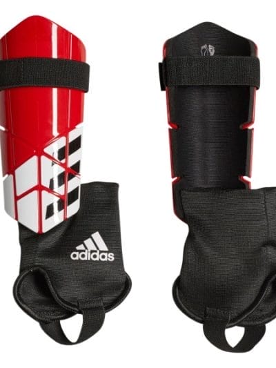 Fitness Mania - Adidas X Club Soccer Shin Guards - Red/Black/White