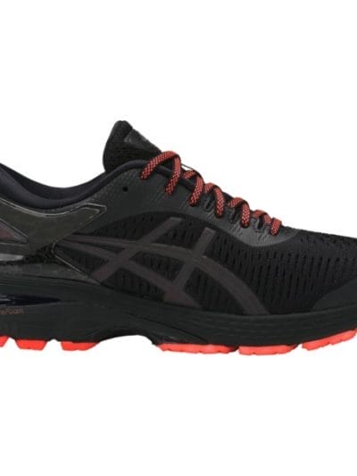Fitness Mania - Asics Gel Kayano 25 Lite-Show - Womens Running Shoes - Black/Orange