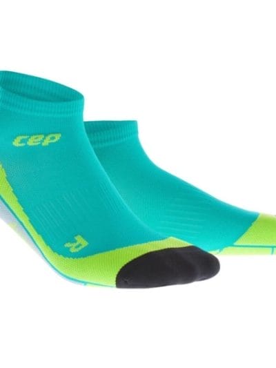Fitness Mania - CEP Low Cut Running Socks - Lagoon/Lime