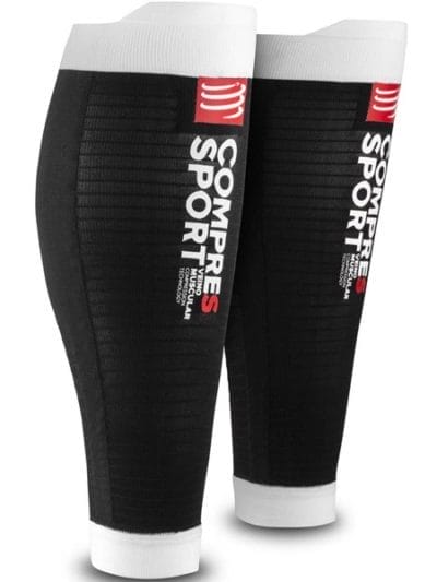 Fitness Mania - Compressport R2V2 Oxygen Compression Calf Sleeves - Black