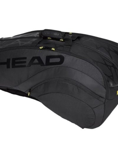 Fitness Mania - Head Radical 12R Monstercombi Tennis Racquet Bag - Black/Yellow