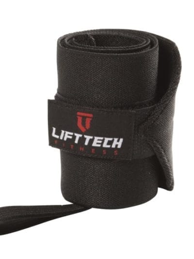 Fitness Mania - Lift Tech Pro Thumb Loop Wrist Wrap - Black