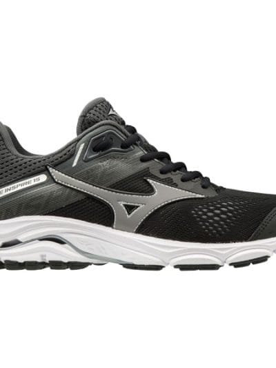 Fitness Mania - Mizuno Wave Inspire 15 - Womens Running Shoes - Black/Dark Shadow