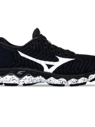 Fitness Mania - Mizuno WaveKnit Sky S1 - Womens Running Shoes - Black/White/Ombre