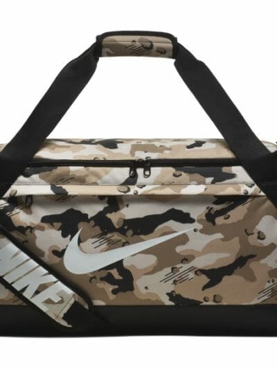 Fitness Mania - Nike Brasilia Printed Medium Training Duffel Bag - Camouflage