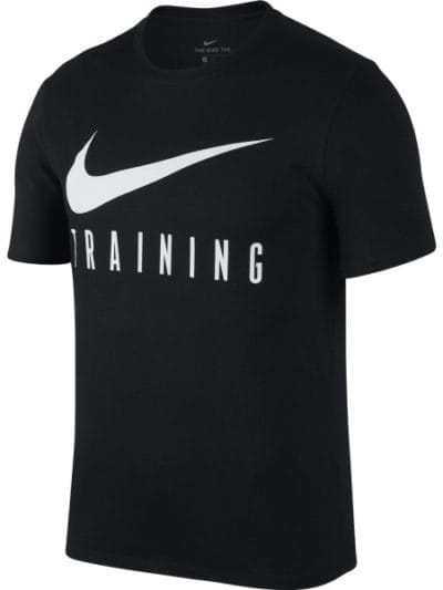 Fitness Mania - Nike Dri-Fit Mens Training T-Shirt - Black/White