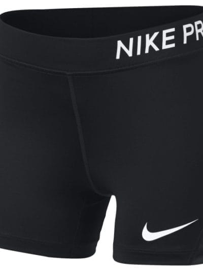 Fitness Mania - Nike Pro Kids Girls Running Shorts - Black