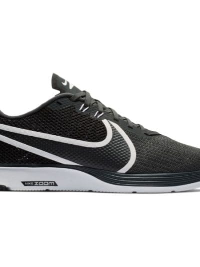 Fitness Mania - Nike Zoom Strike 2 - Mens Running Shoes - Anthracite/Black/White
