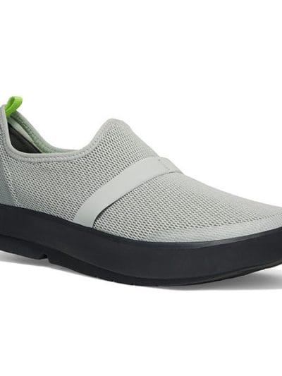 Fitness Mania - OOFOS OOmg Womens Casual Shoes - Black/Grey