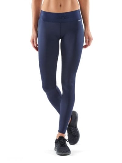 Fitness Mania - Skins DNAmic Primary Recovery Womens Compression Long Tights - Navy Blue