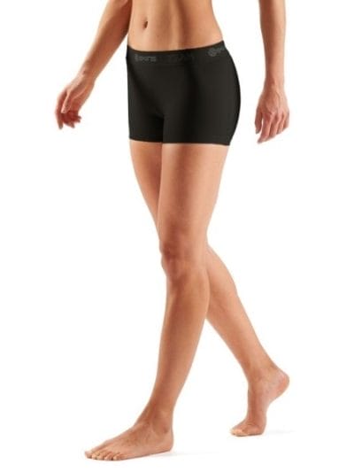 Fitness Mania - Skins DNAmic Team Womens Compression Booty Shorts - Black