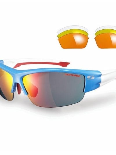 Fitness Mania - Sunwise Evenlode Sports Sunglasses - Blue (supplied with 4 sets of lenses)