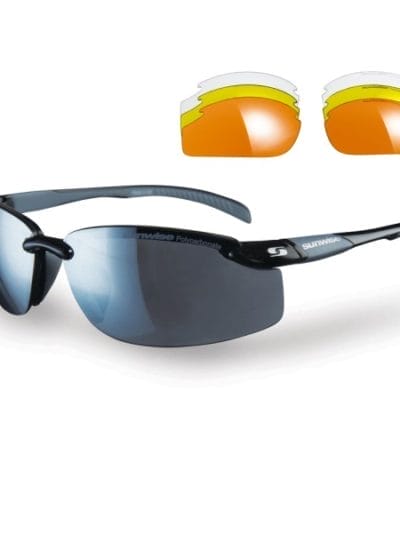 Fitness Mania - Sunwise Pacific Sports Sunglasses - Black (supplied with 4 sets of lenses)