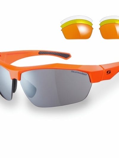 Fitness Mania - Sunwise Shipley Sports Sunglasses - Orange (supplied with 4 sets of lenses)