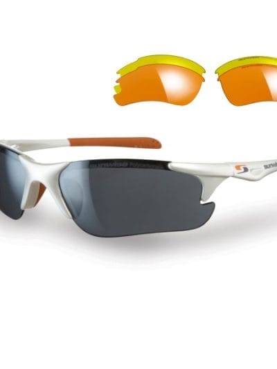 Fitness Mania - Sunwise Twister Sports Sunglasses - White (supplied with 3 sets of lenses)