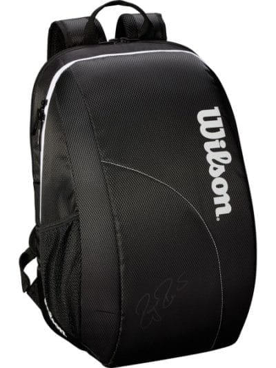 Fitness Mania - Wilson Federer Team Tennis Backpack Bag - Black/White