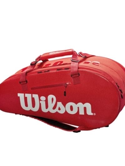 Fitness Mania - Wilson Super Tour 2 Tennis Racquet Bag - Red