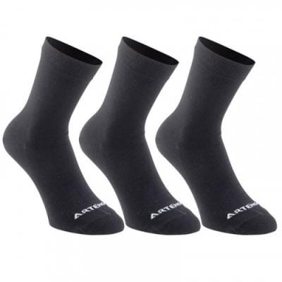 Fitness Mania - Adult High Sports Socks RS160 - 3 Pack - Black