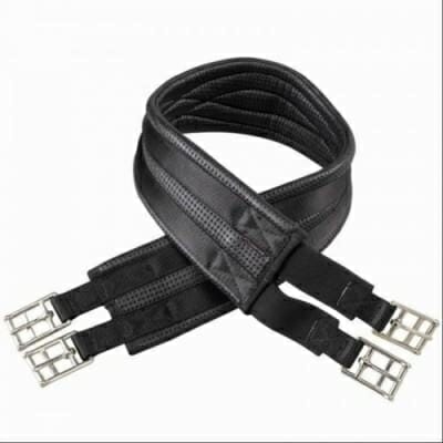 Fitness Mania - Anatomic Horse Riding Synthetic Girth For Horse Or Pony - Black