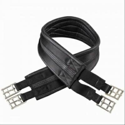 Fitness Mania - Anatomic Horse Riding Synthetic Girth For Sheltand Ponies - Black