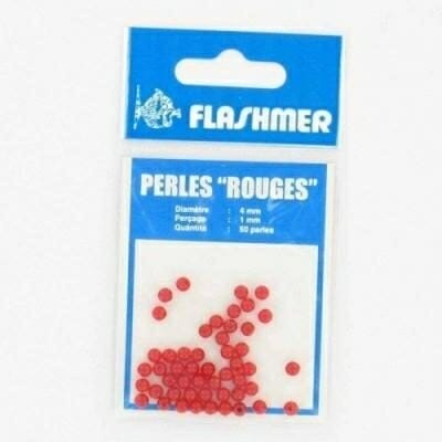 Fitness Mania - BEADS 4MM X 50 SEAFISHING LINE RIGGING - RED