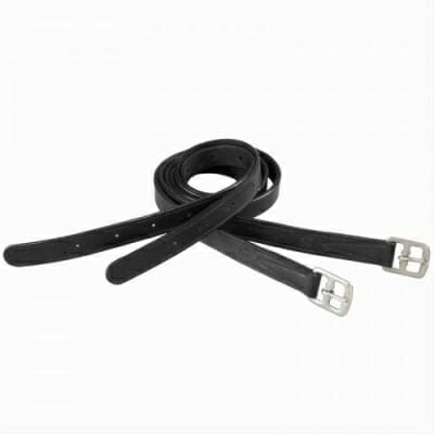 Fitness Mania - Children and Adult Schooling Horse Riding Stirrup Leather - Black