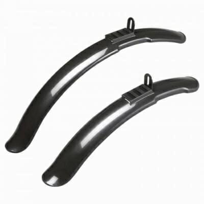 Fitness Mania - Front & Rear Bike Mudguard Kit - Black