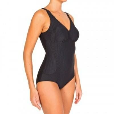 Fitness Mania - KAIPEARL women's one piece body-sculpting swimsuit - black