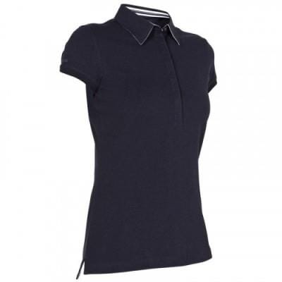 Fitness Mania - Kostalde women's cotton elastane polo shirt with sun protection 40+ - Dark blue