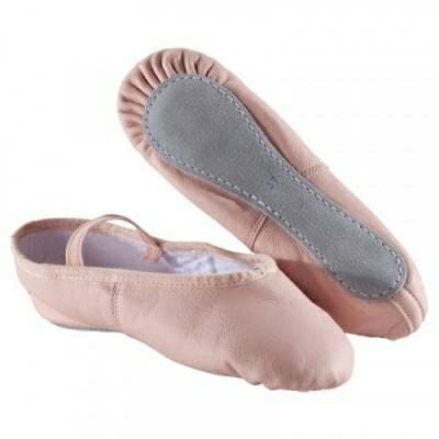 Fitness Mania - Leather Demi Pointe Shoes - Pink