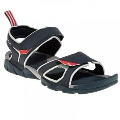 Fitness Mania - Men's Hiking Sandals Arpenaz 50 - Black and Red