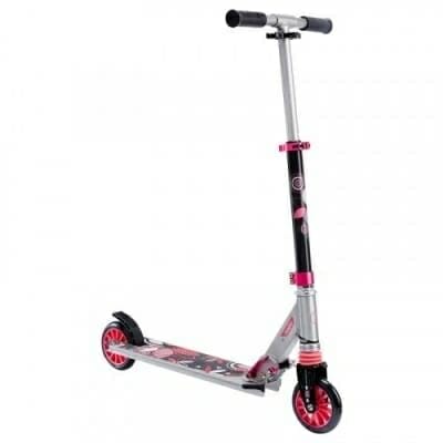 Fitness Mania - Mid3 Kid's Scooter with Suspension - Grey _PIPE_ Pink