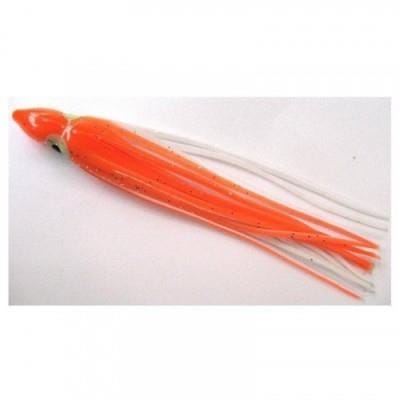 Fitness Mania - OCTOPUS 11 CM X5 SEA FISHING SOFT LURES - ORANGE
