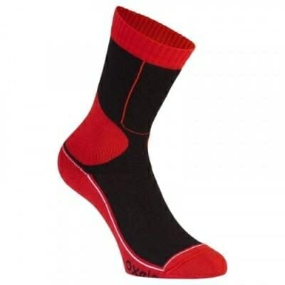 Fitness Mania - Play Kid's Inline Skating Socks - Black _PIPE_ Red