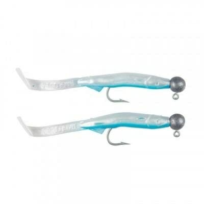 Fitness Mania - Raglou Spid 8.5 cm x2 Sea Fishing Soft Lures - Grey