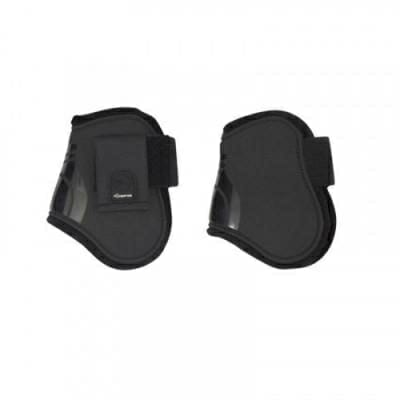 Fitness Mania - Riding Horse Riding Fetlock Boots for Horse Twin-Pack - Black