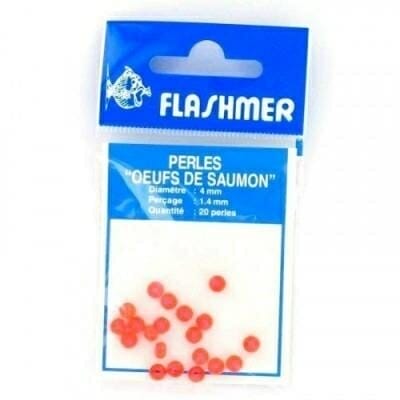 Fitness Mania - SALMON EGG BEADS 4MM X20 SEA FISHING LINE RIG