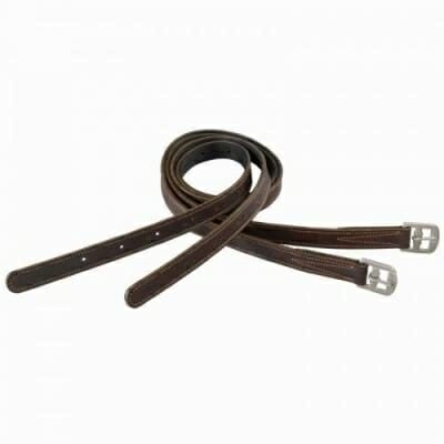 Fitness Mania - Schooling Horse Riding Stirrup Leathers For Child Or Adult - Brown