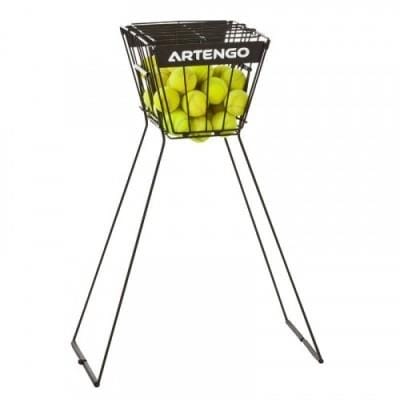 Fitness Mania - Tennis Ball Basket for Coaches - Black