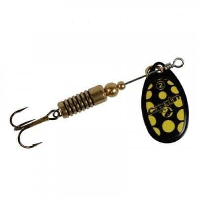 Fitness Mania - WETA _DIESE_2 x2 fishing spinner - Black/Yellow
