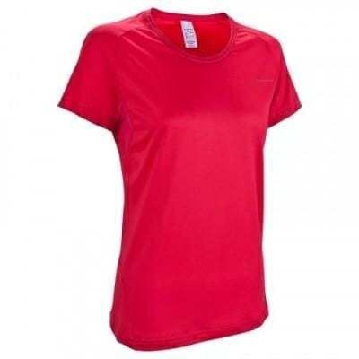 Fitness Mania - Women's Short-Sleeved Hiking T-Shirt - TechFRESH 50 - Pink