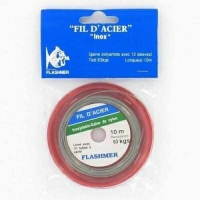 Fitness Mania - _SUP_12KG BRAIDED STEEL LINE 10M 15KG FISHING LEADERS