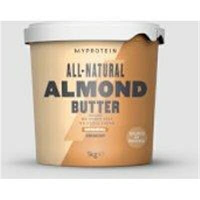 Fitness Mania - All-Natural Almond Butter - 1kg - Original - Crunchy