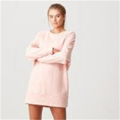 Fitness Mania - Luxe Lounge Sweater Dress - XS - Blush
